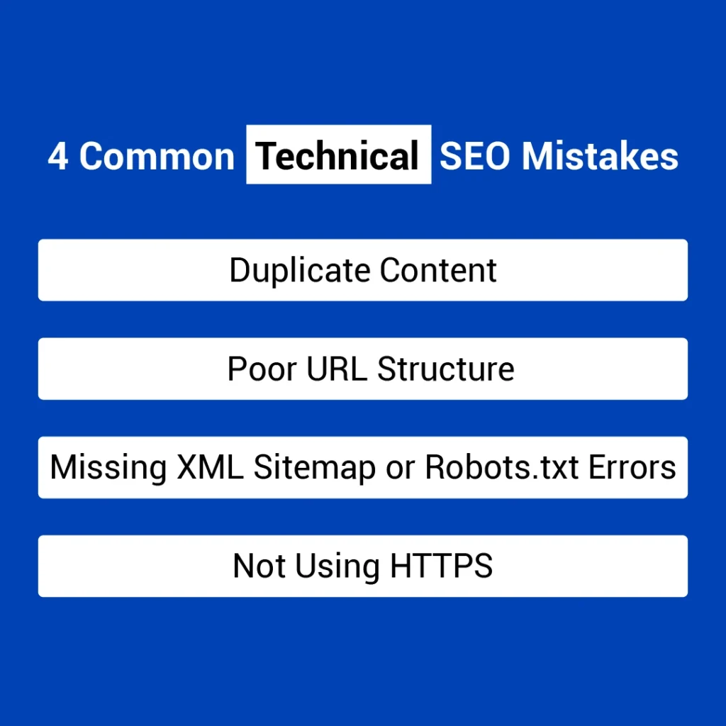 Technical SEO Issues to Avoid