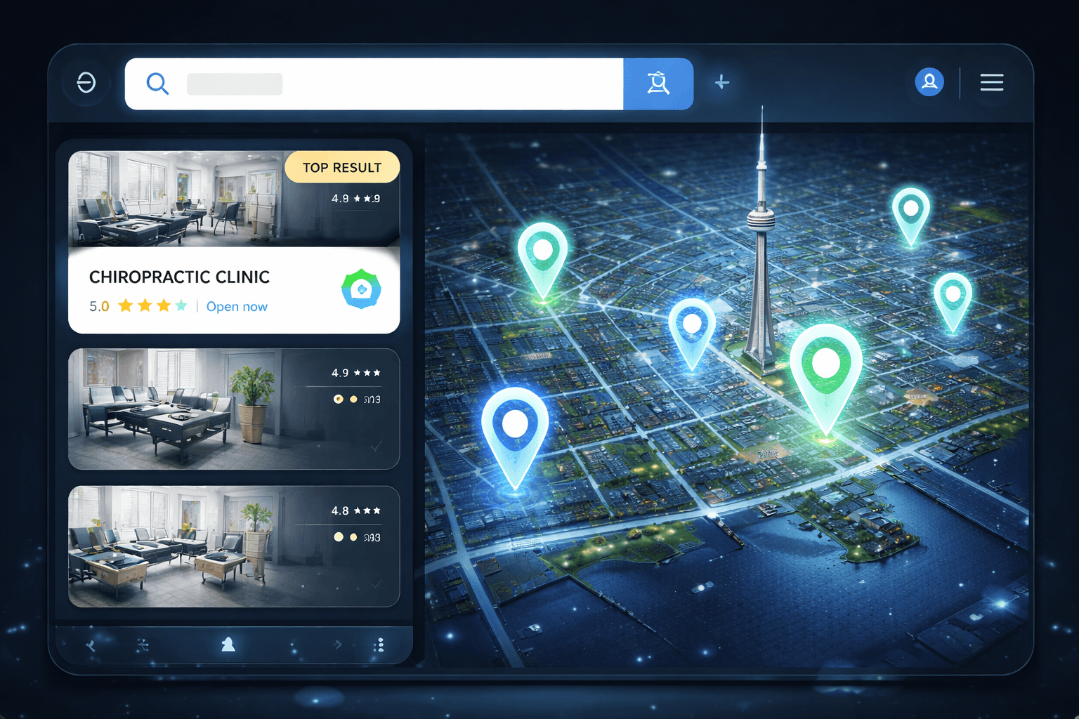 chiropractor-local-seo-google-map-pack-toronto