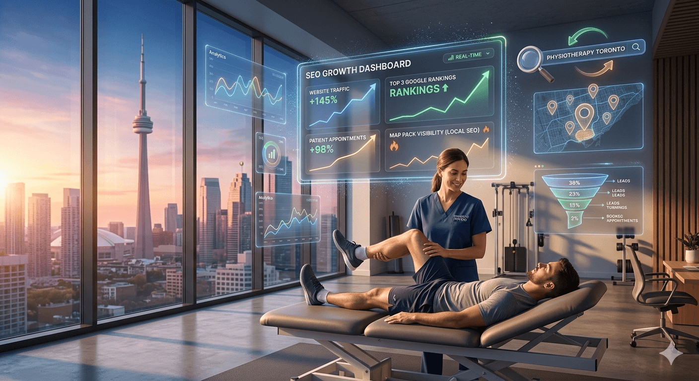 physiotherapy-toronto-local-seo-map-pack-dominance